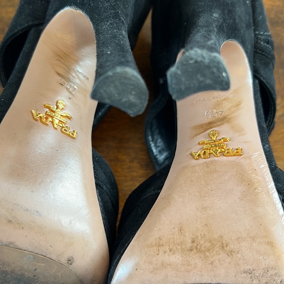 Prada black suede shoes - Picture 4 of 7